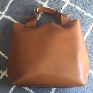 Large Brown Zara leather bag